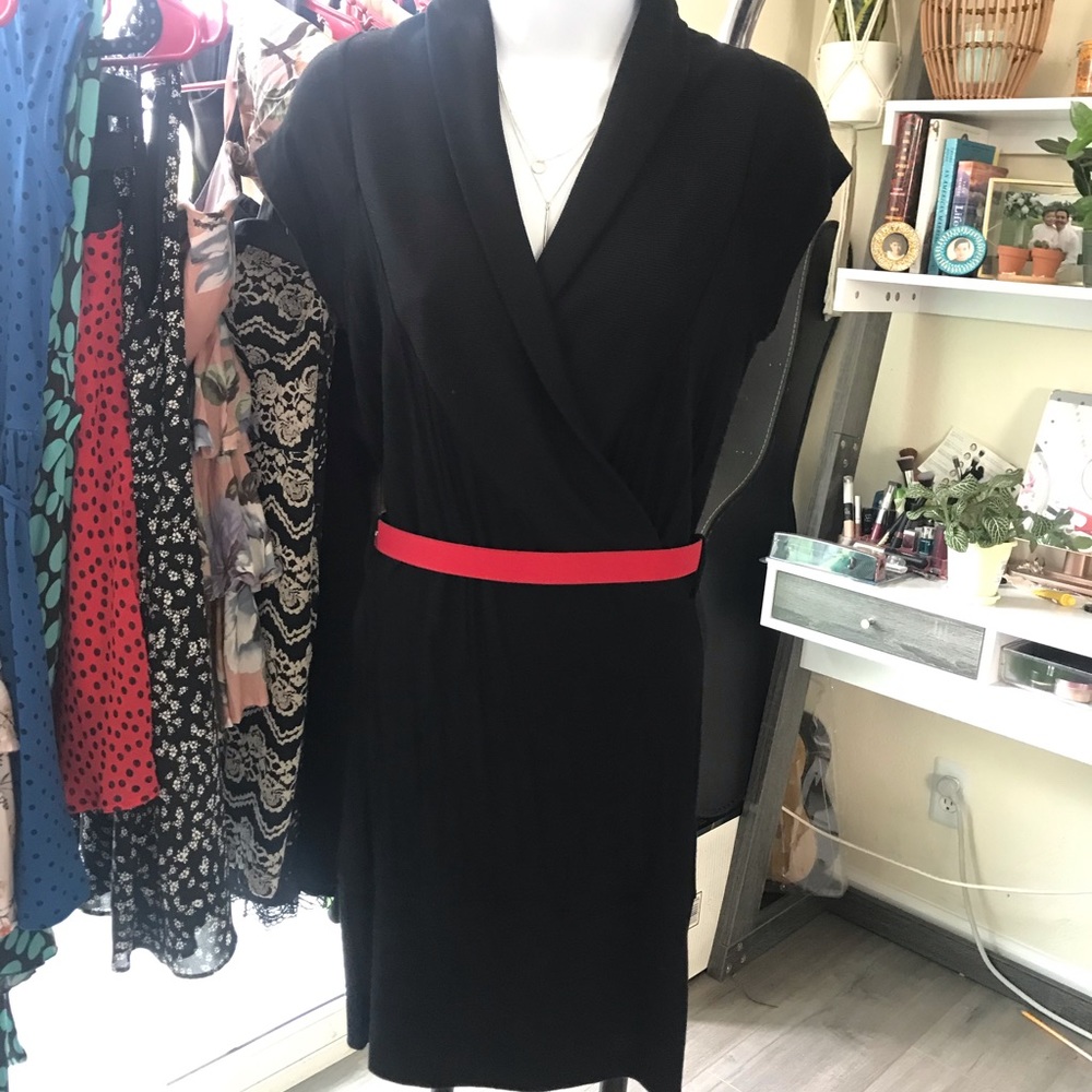 Med Black Work Dress